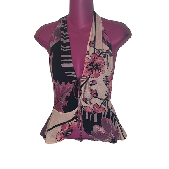 Free People Hot Tropics pink tank top - Picture 3 of 9